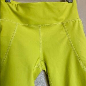 Bright Yellow High-Waisted Leggings